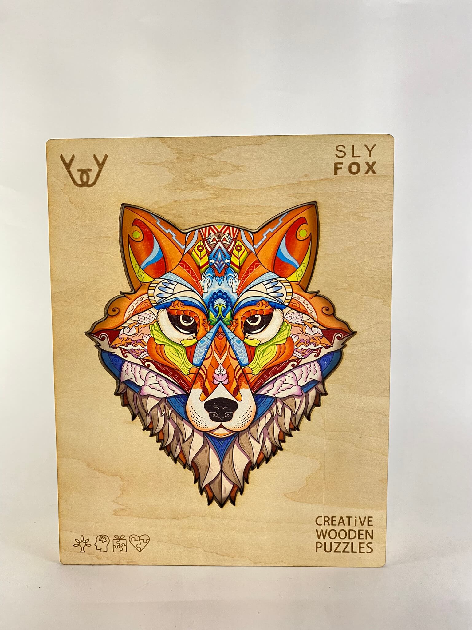 Dřevěné puzzle – Sly Fox (liška)