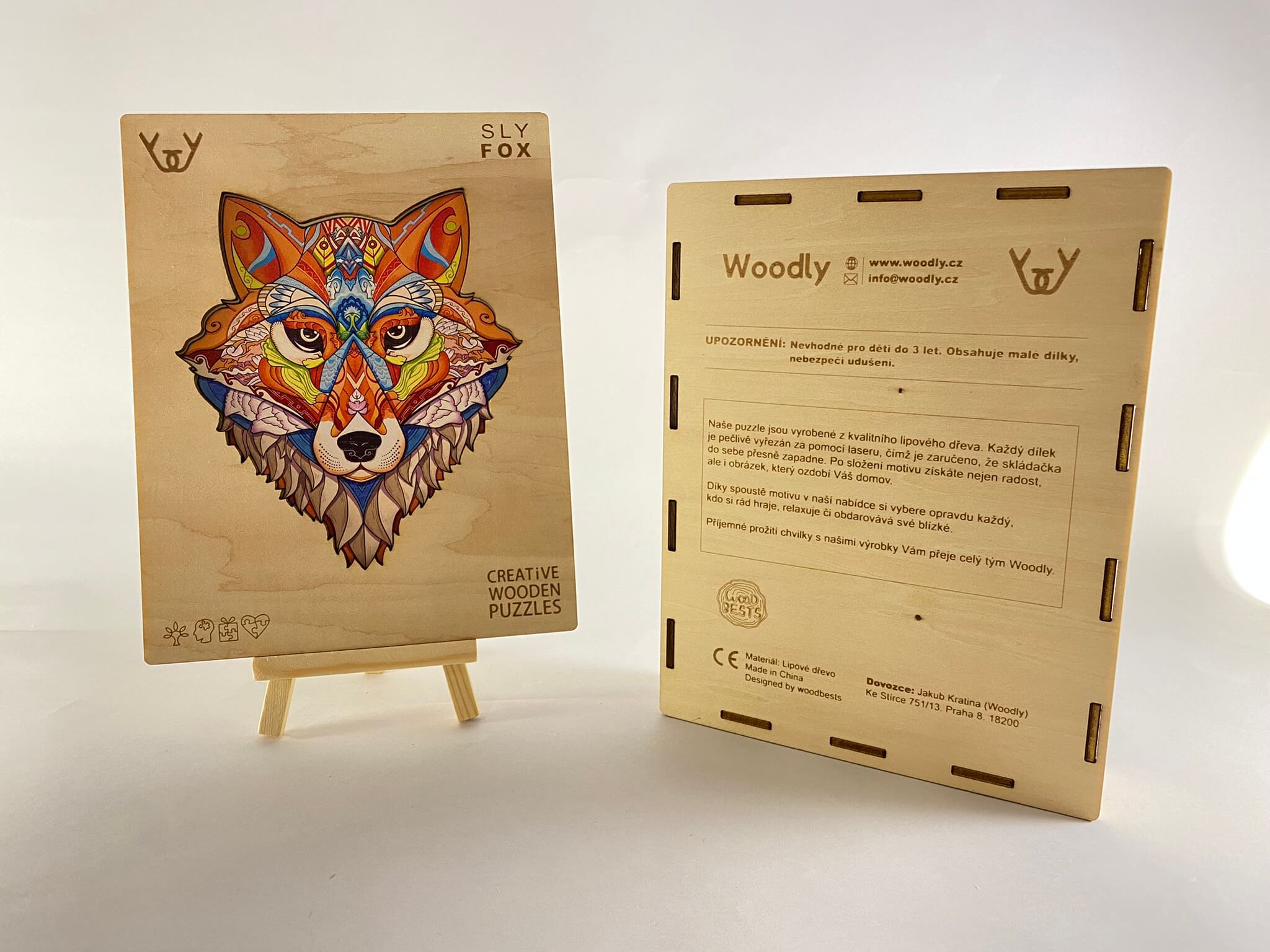 Dřevěné puzzle – Sly Fox (liška)