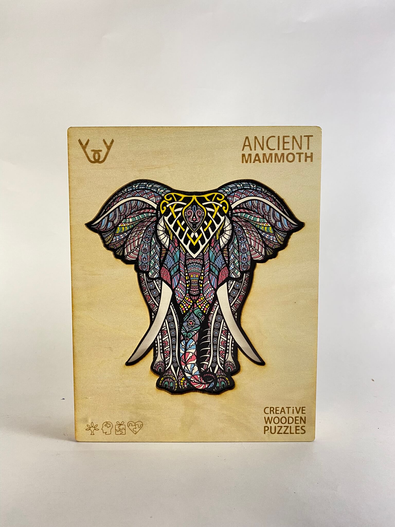 Dřevěné puzzle – Ancient Mammoth (slon)