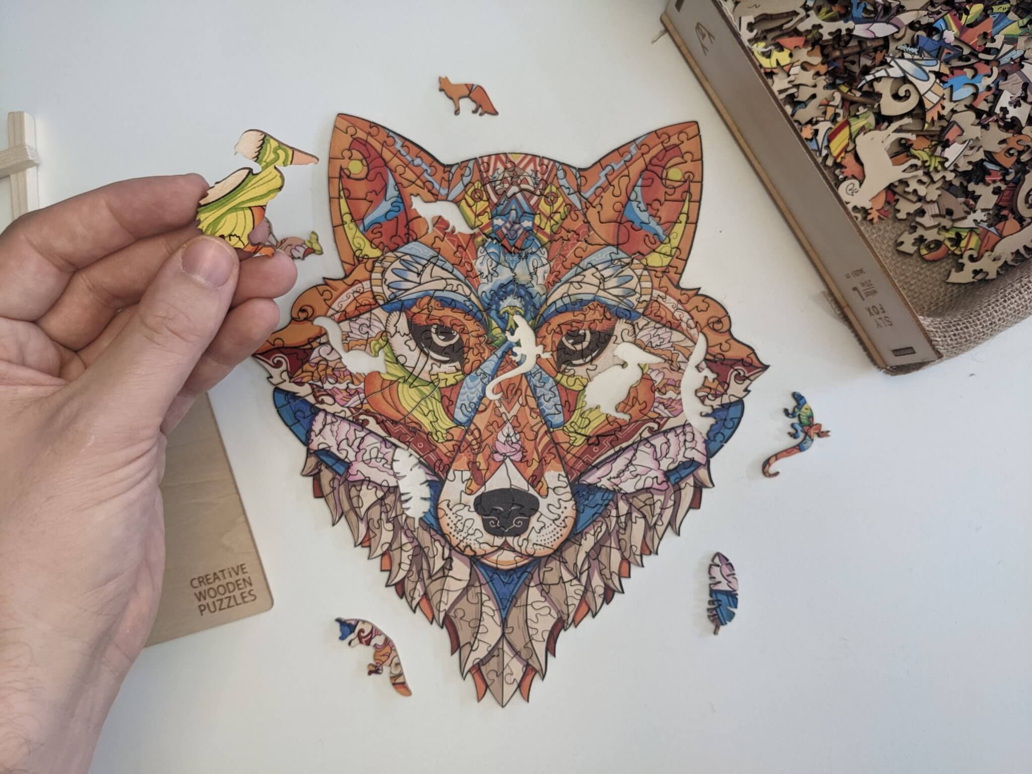 Dřevěné puzzle – Sly Fox (liška)