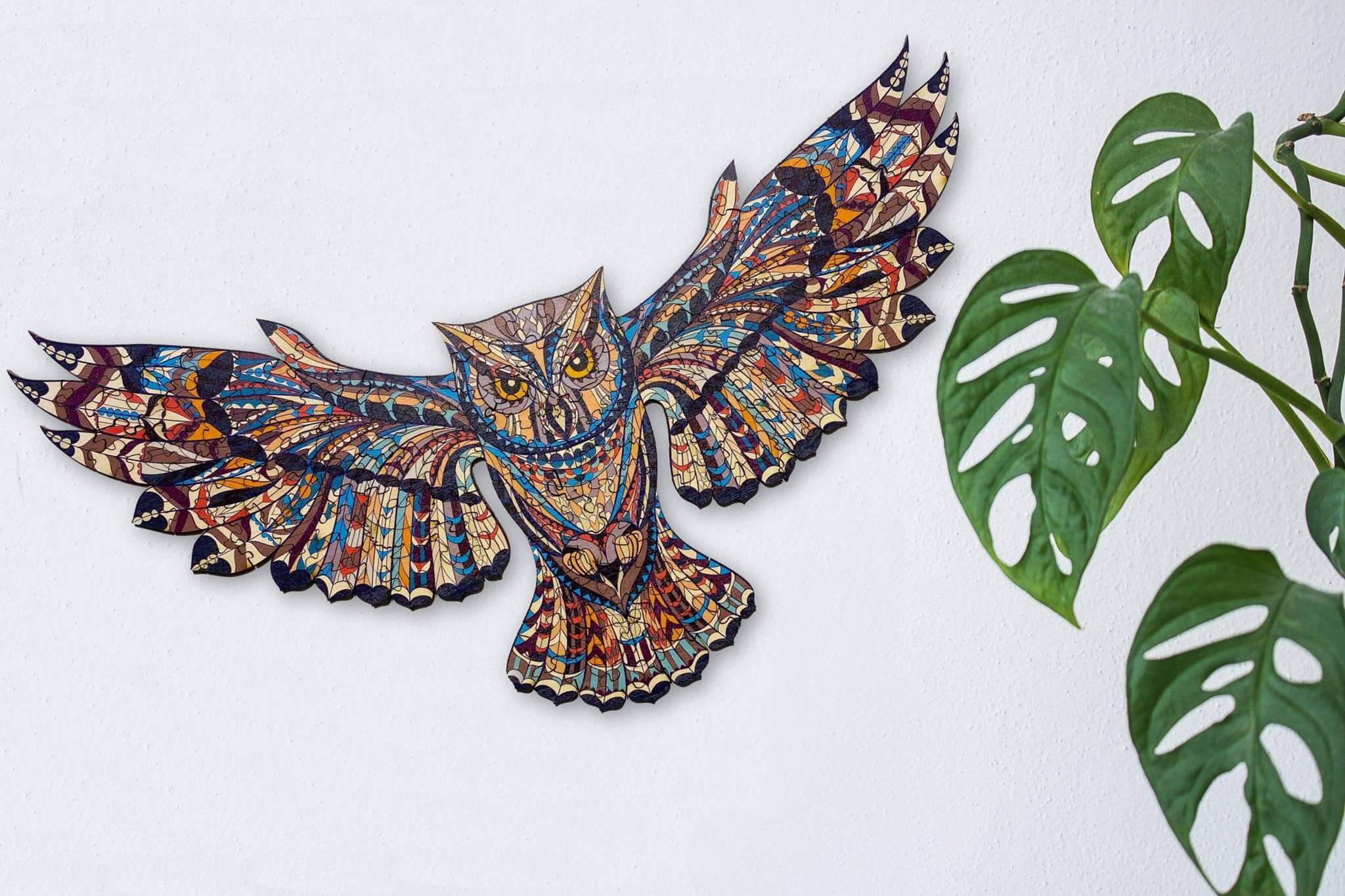 Dřevěné puzzle – Wise Owl (sova)