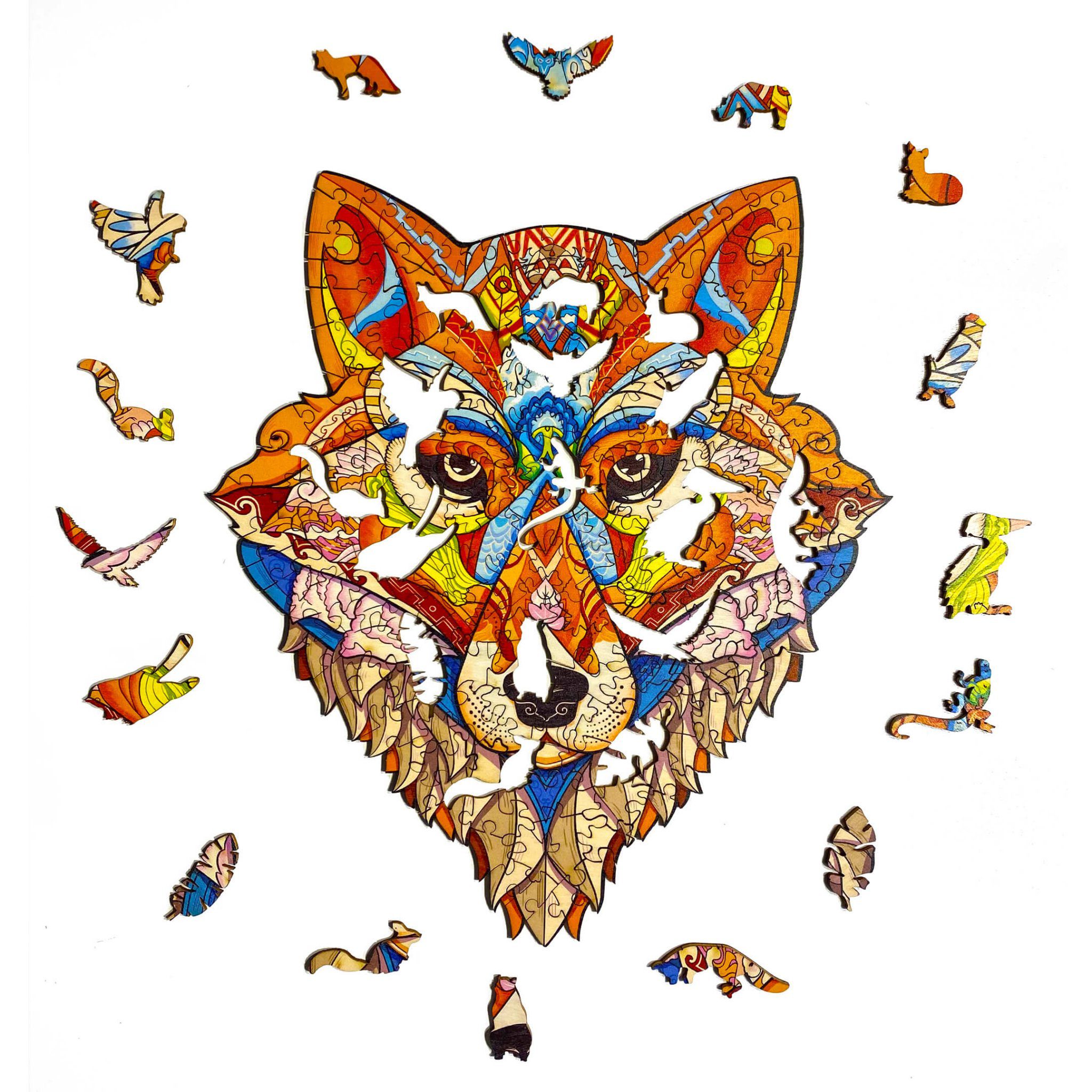 Dřevěné puzzle – Sly Fox (liška)