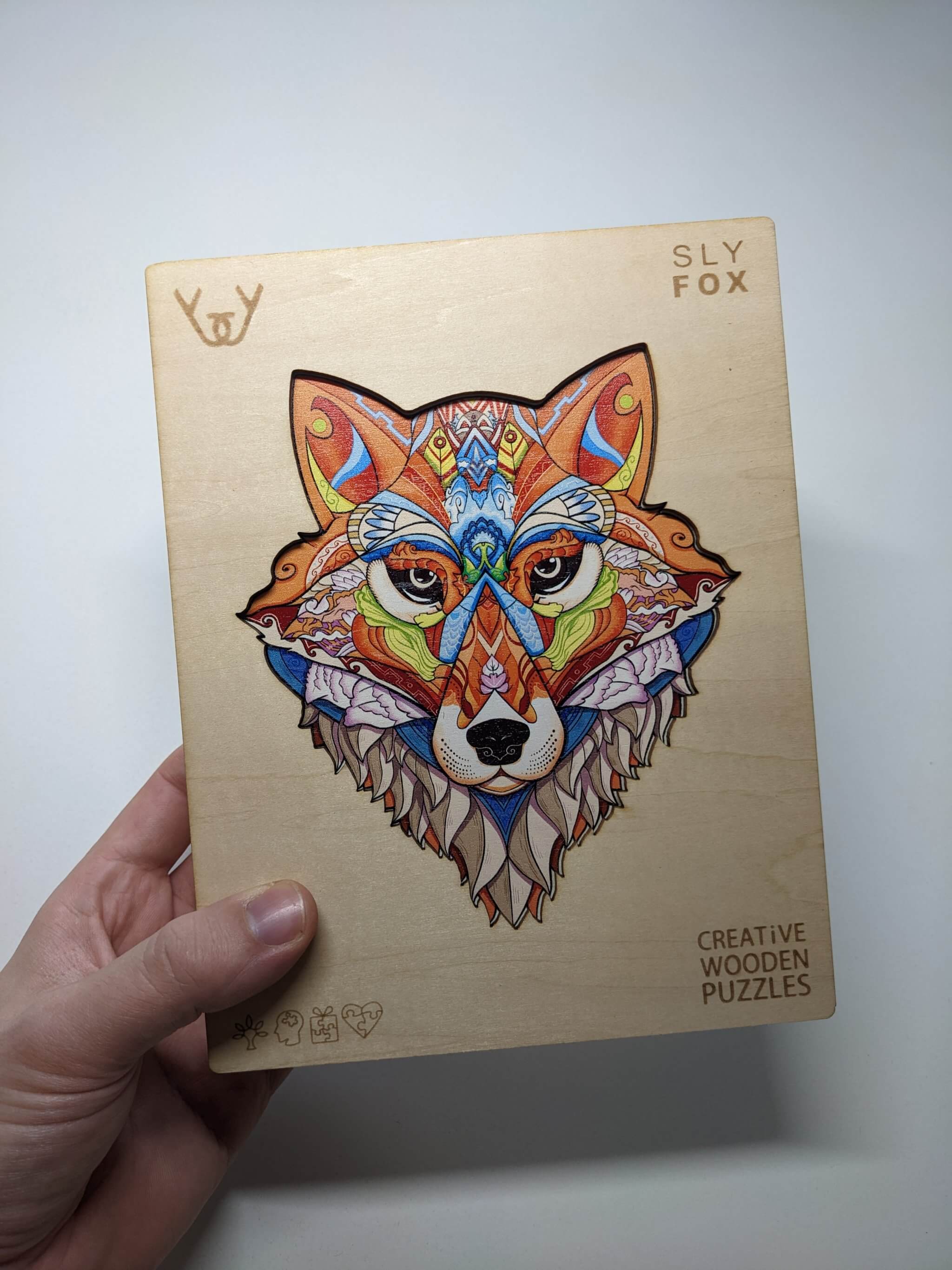 Dřevěné puzzle – Sly Fox (liška)