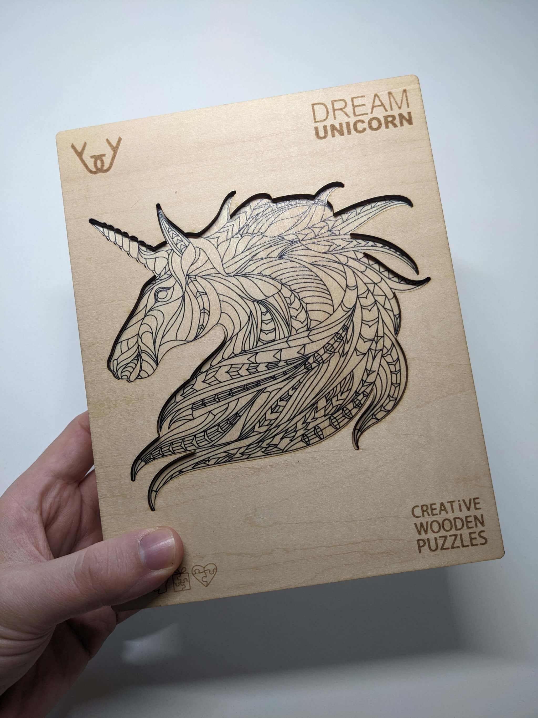 Dřevěné puzzle – Dream Unicorn