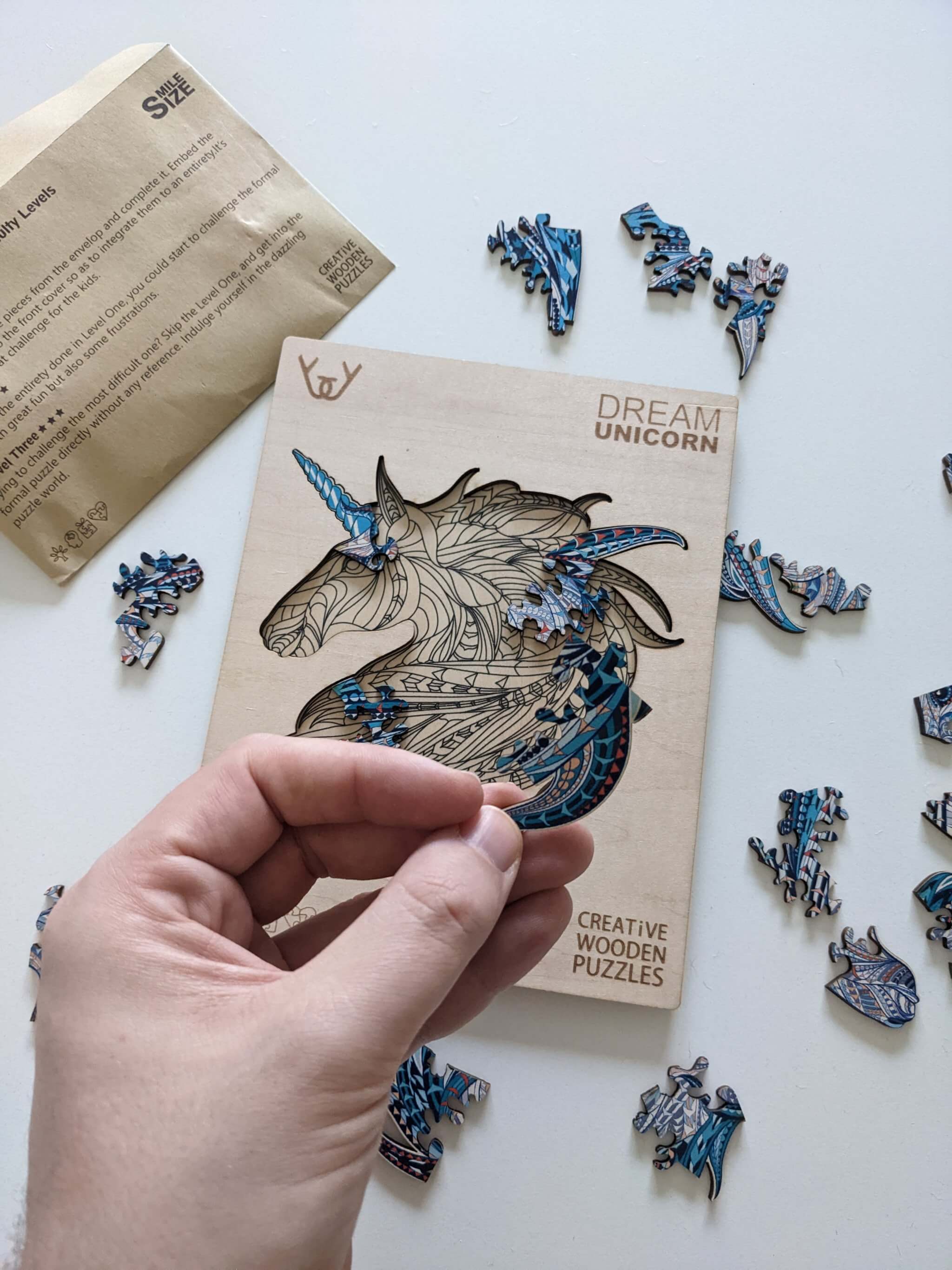 Dřevěné puzzle – Dream Unicorn